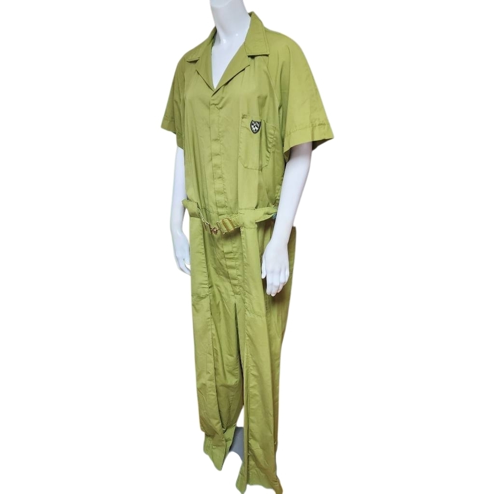 Vintage 70s Green Unisex Jumpsuit